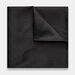 Black Satin Silk Pocket Square